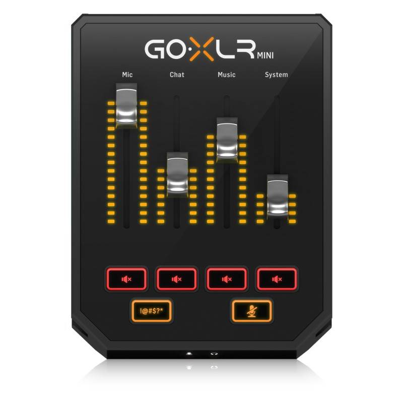 TC Helicon GoXLR MINI Online Broadcast Mixer with USB/Audio Interface